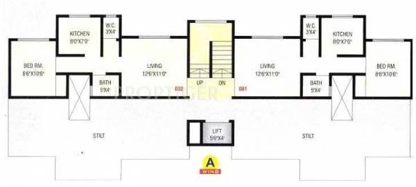 Images for Cluster Plan of Square Buildcon Neelkanth Heights