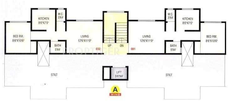 Images for Cluster Plan of Square Buildcon Neelkanth Heights