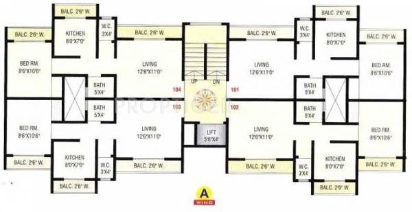 Images for Cluster Plan of Square Buildcon Neelkanth Heights
