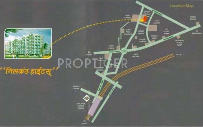 Neelkanth Group Neelkanth Heights Location Plan