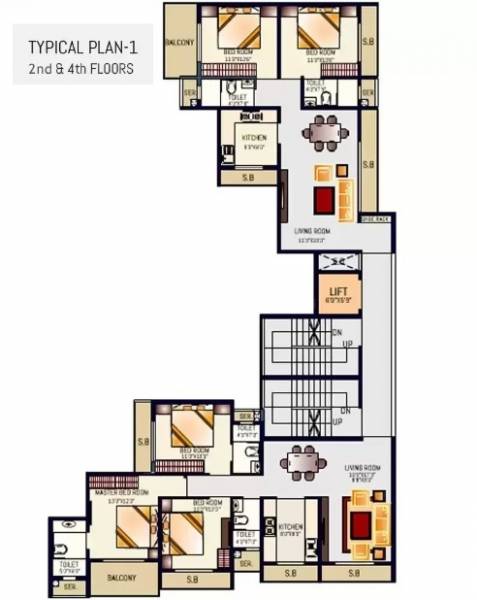  harmony National Harmony C Wing Cluster Plan