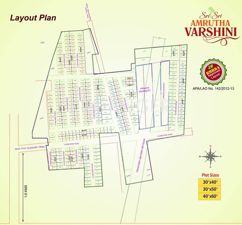Images for Layout Plan of Sri Amrutha Varshini Plots