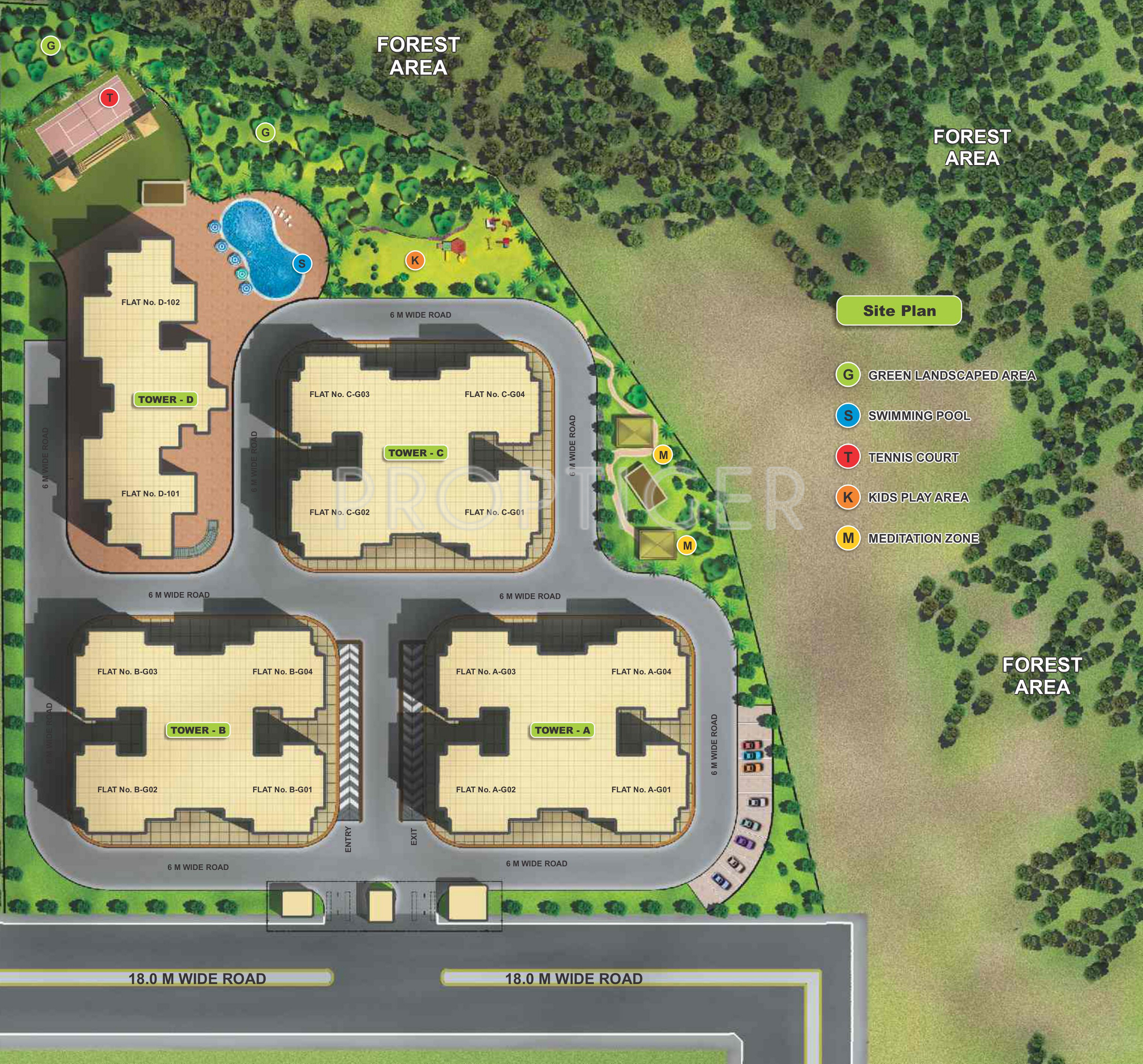 Site Plan Image Of Shree Riddhi Siddhi Buildwell Private Limited Padam ...