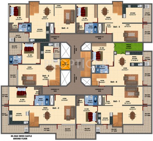 Images for Cluster Plan of DS DSMAX SWISS CASTLE