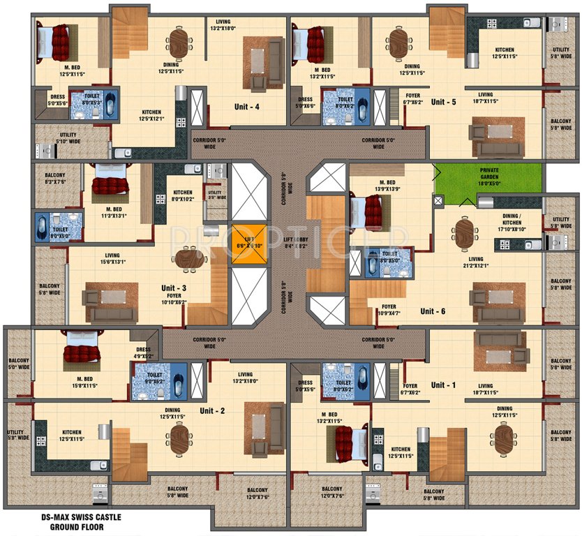 Images for Cluster Plan of DS DSMAX SWISS CASTLE