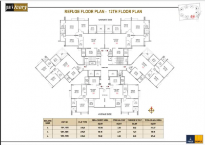  park-ivory Tower A Cluster Plan