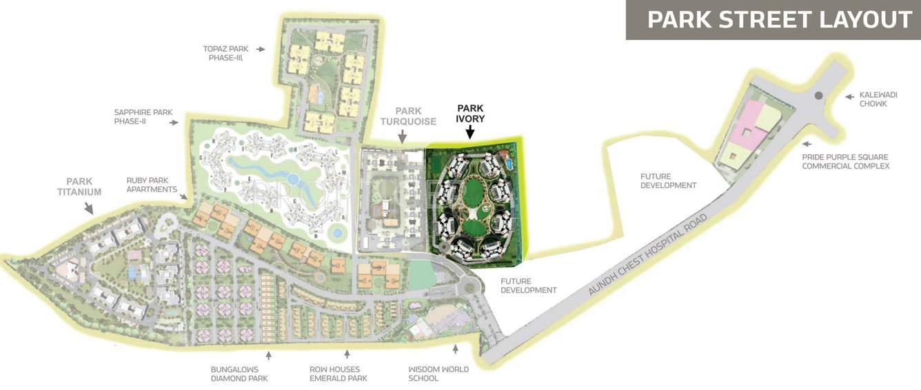  park ivory Images for Layout Plan of Pride Purple Park Ivory