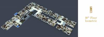  high-cliff Tower A Cluster Plan for 10th Floor