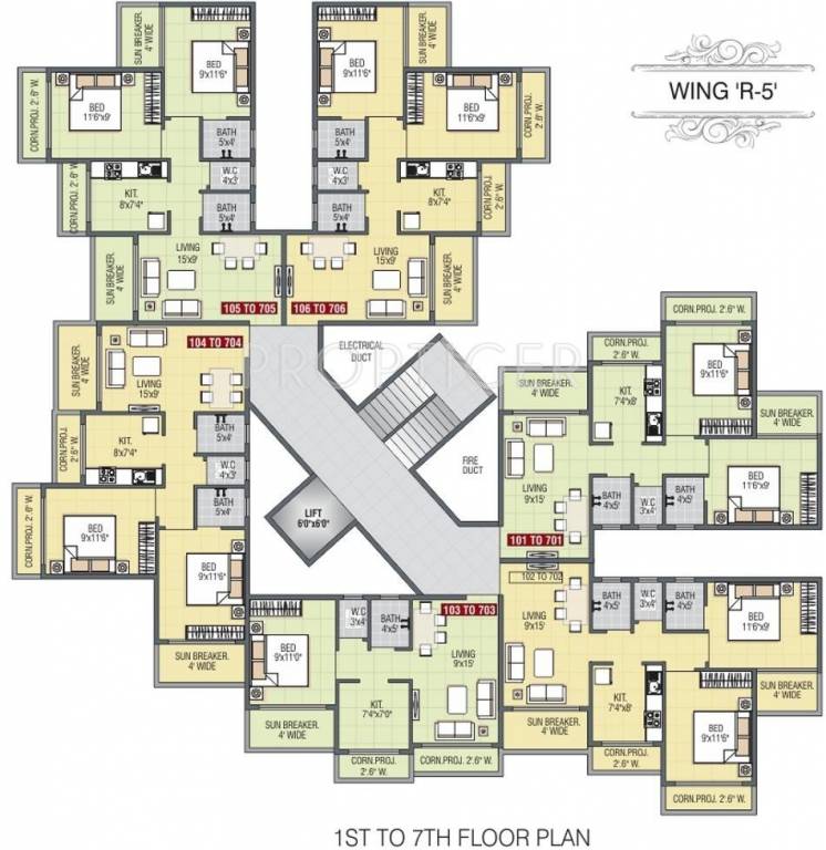 Images for Cluster Plan of Himanshu Mount View