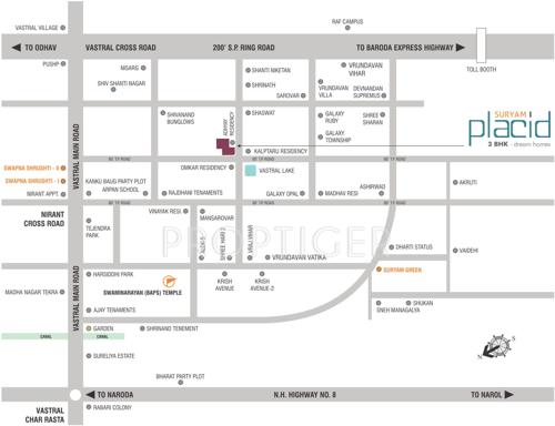  placid Images for Location Plan of Suryam Placid