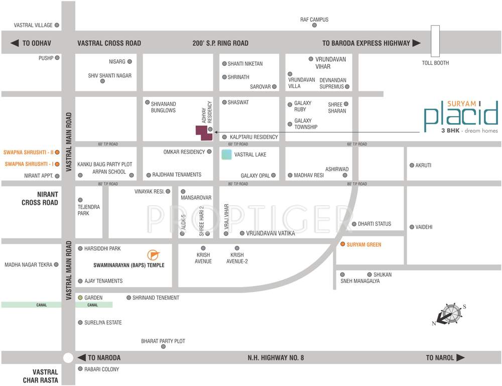 placid Images for Location Plan of Suryam Placid