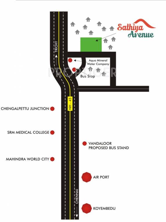  sathiya avenue Location Plan
