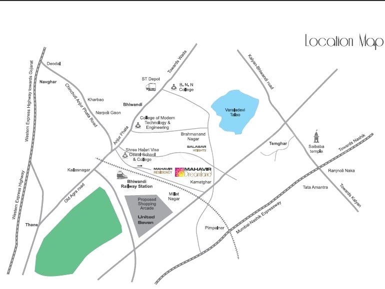  mahavir dreamland Location Plan