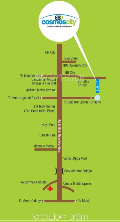 Images for Location Plan of SBD Cosmos City Apartments