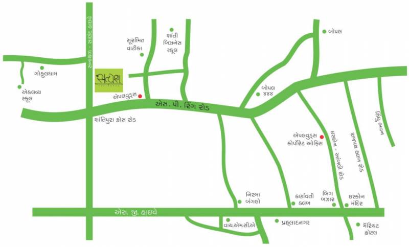  satyesh-residency Images for Location Plan of Applewoods Satyesh Residency