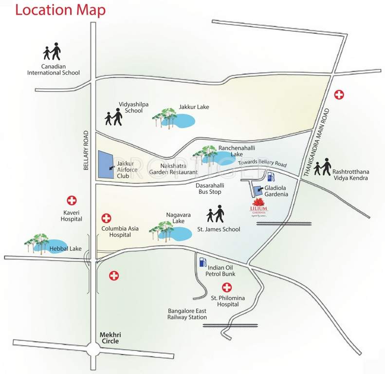  lilium gardenia Images for Location Plan of Dhammanagi Lilium Gardenia