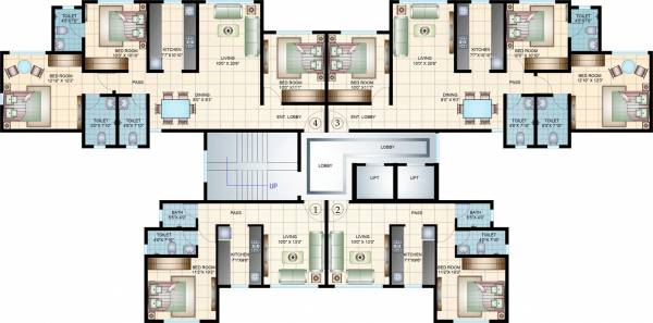 Images for Cluster Plan of Damji Shamji Tivon Park
