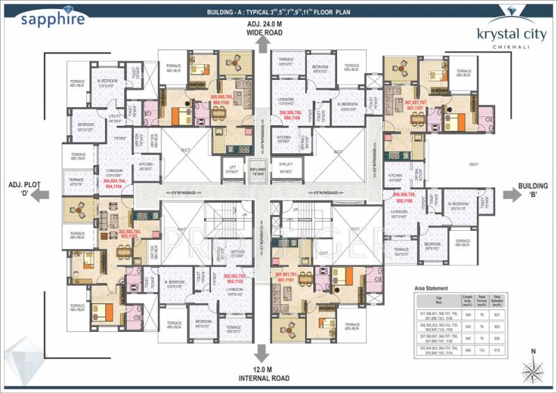  krystal-city Images for Cluster Plan of Rama Krystal City