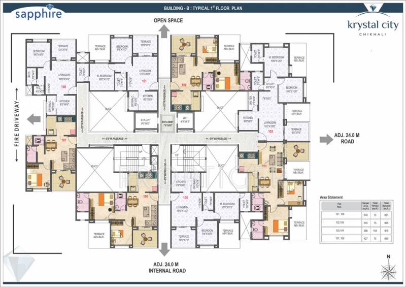  krystal-city Images for Cluster Plan of Rama Krystal City