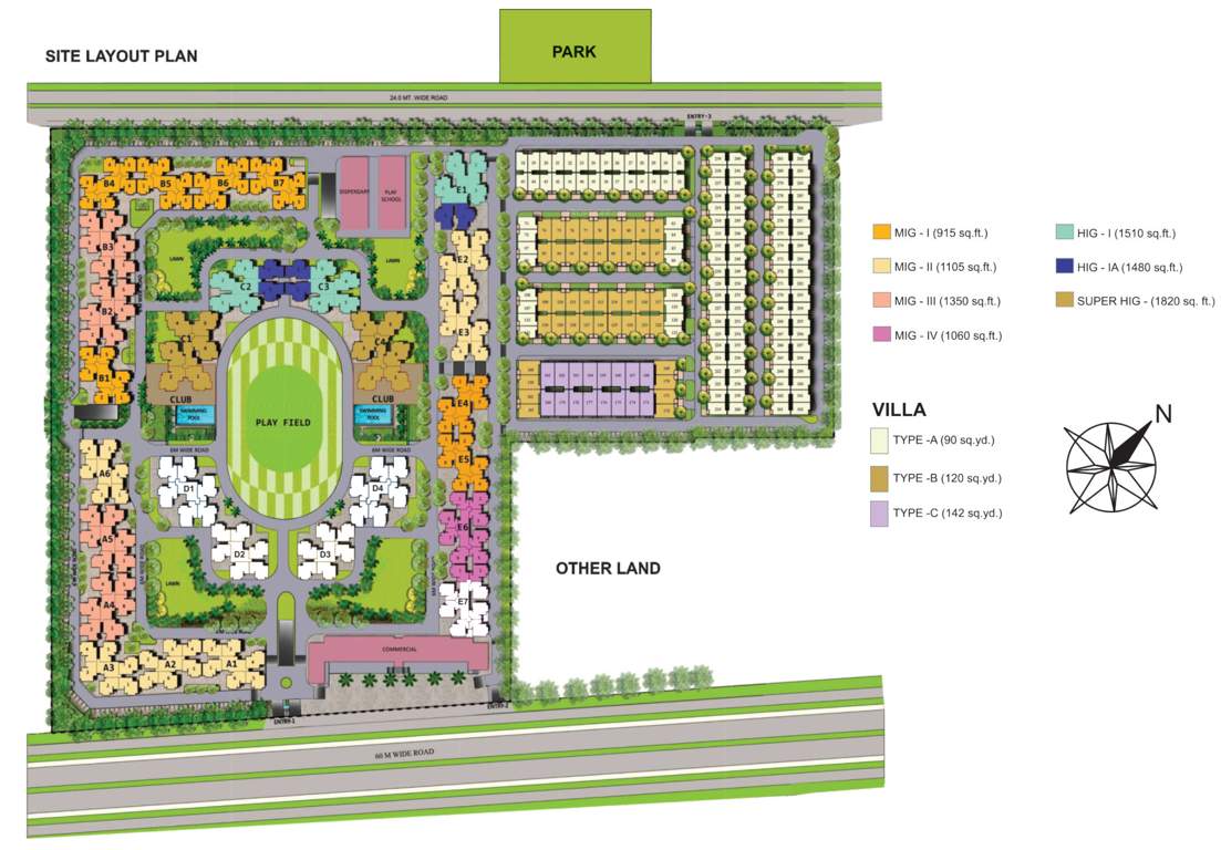  greens 2 Layout Plan