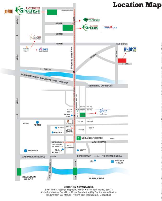  greens 2 Location Plan