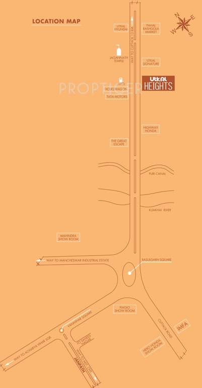 heights Images for Location Plan of Utkal Heights