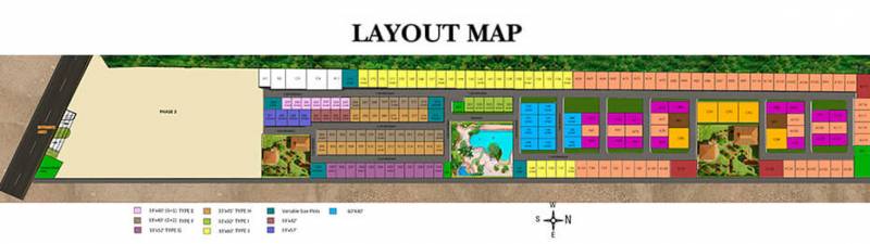 Images for Layout Plan of Artha One World Villa