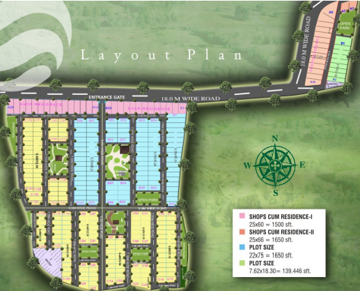  green-villas Layout Plan