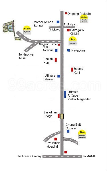  green villas Location Plan