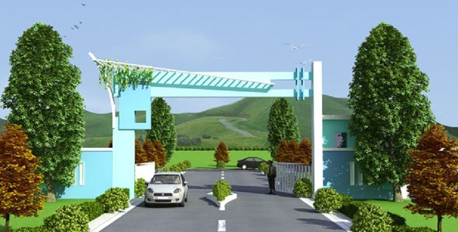  green villas Entrance Gate Security Cabin