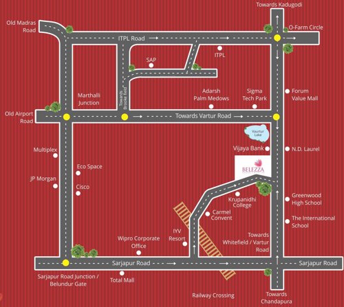  belezza Images for Location Plan of Malibu Belezza