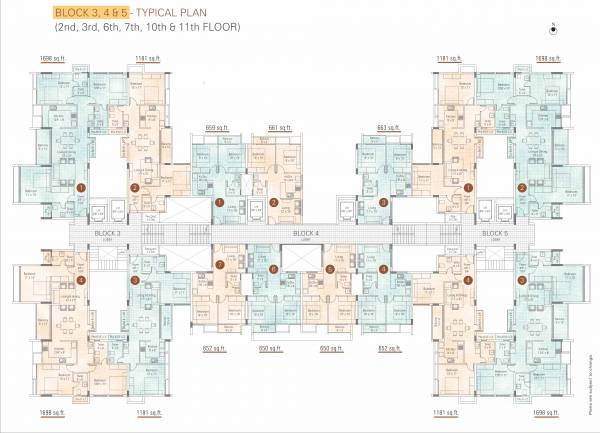 Block 3,4,5 Cluster Plan for 2nd Floor platina Block 3,4,5 Cluster Plan for 2nd Floor