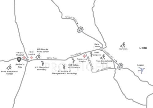  arabella Images for Location Plan of TATA Arabella