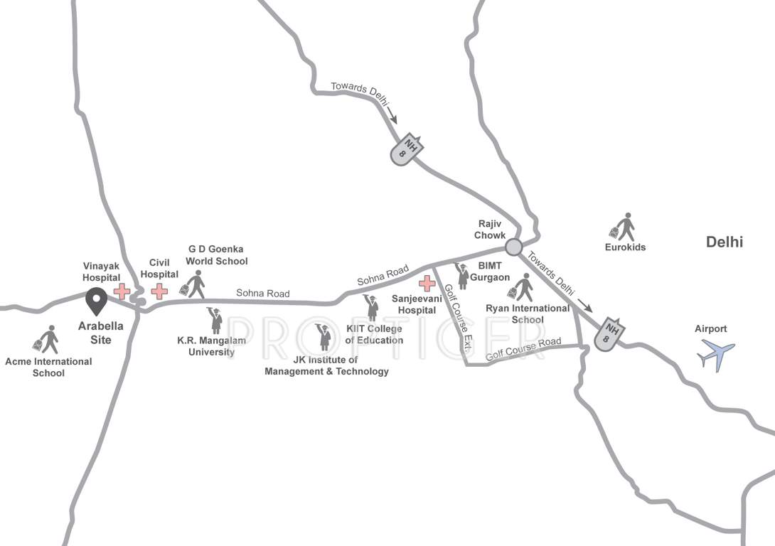 arabella Images for Location Plan of TATA Arabella