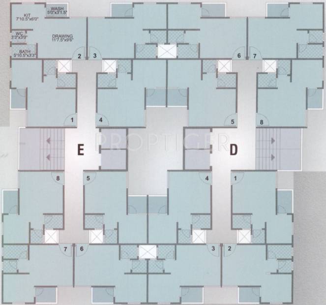 Images for Cluster Plan of Dharma Vedikaa Residency