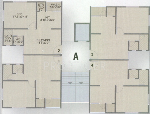  vedikaa-residency Images for Cluster Plan of Dharma Vedikaa Residency