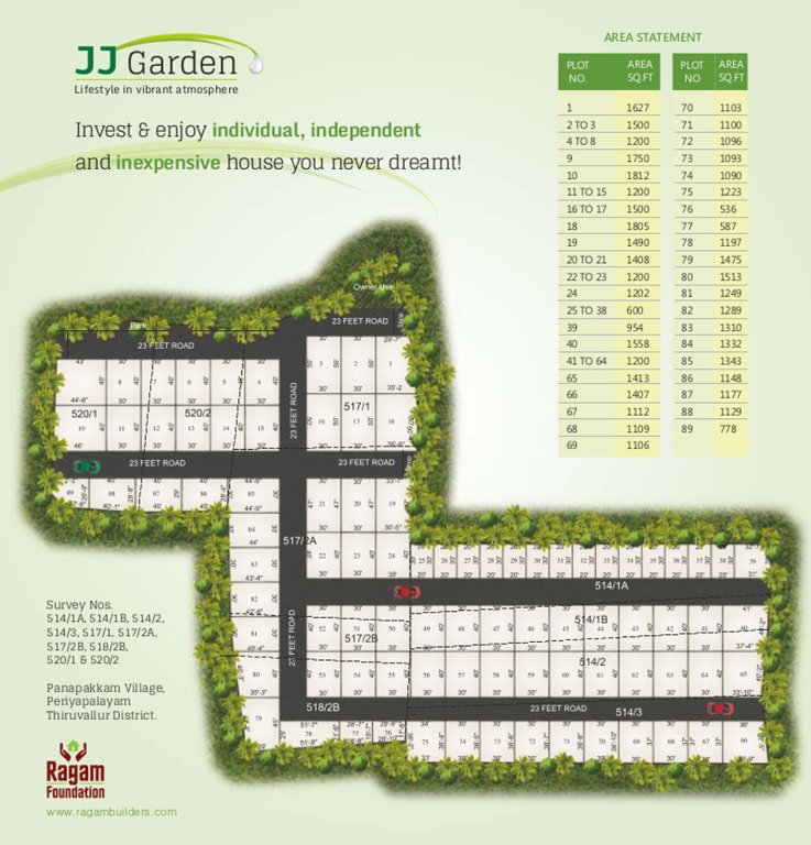 Images for Layout Plan of Ragam Builders J J Nagar