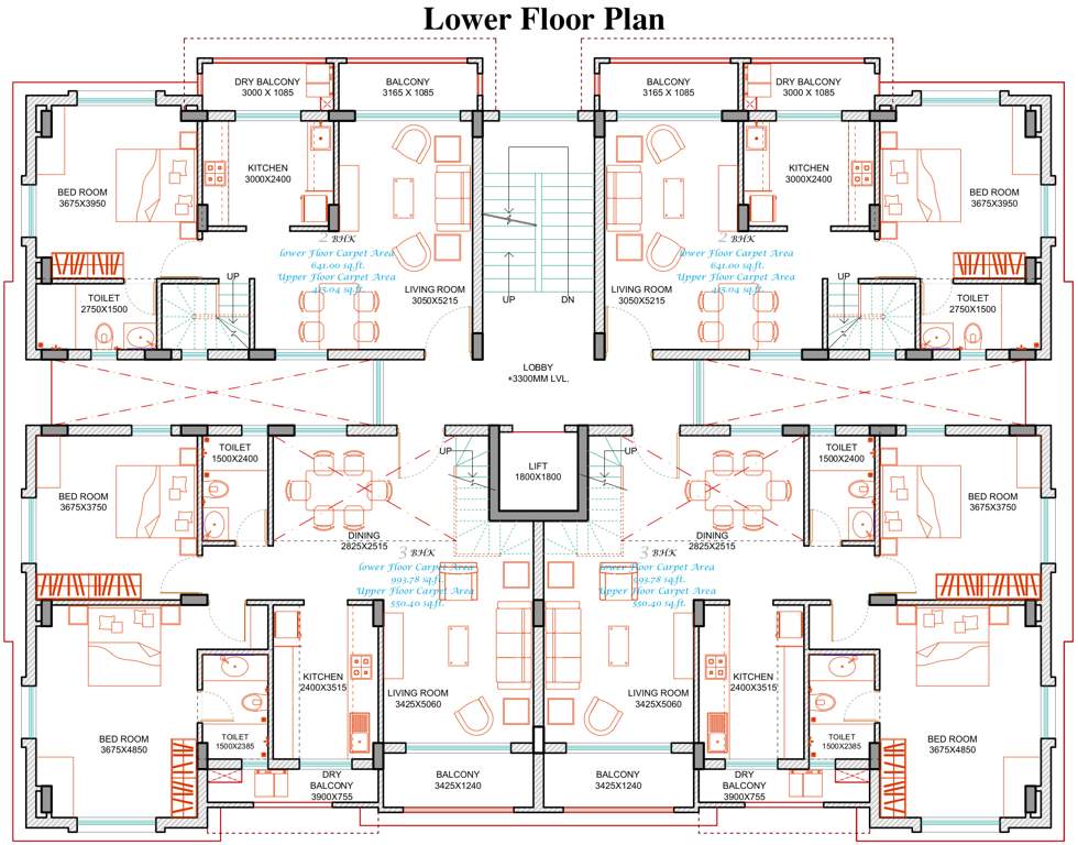 Images for Cluster Plan of Remus Postcard Portico Apartments