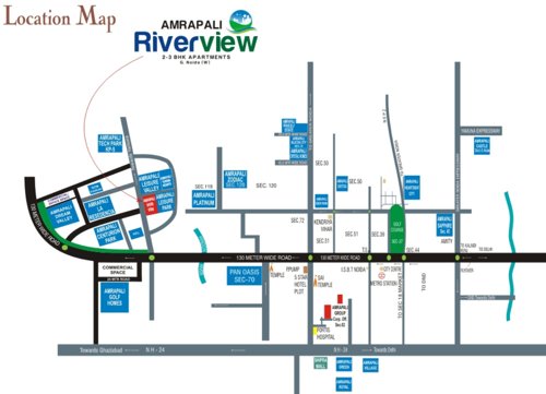  riverview Images for Location Plan of Amrapali Riverview