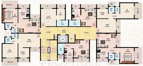 Images for Cluster Plan of Incity Group Mithila Homes