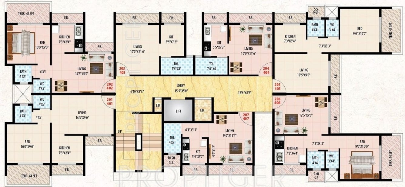 Images for Cluster Plan of Incity Group Mithila Homes