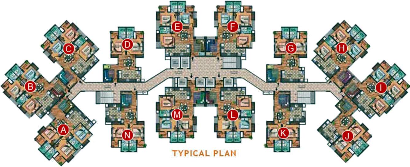 dd diamond valley Images for Cluster Plan of Desai DD Diamond Valley