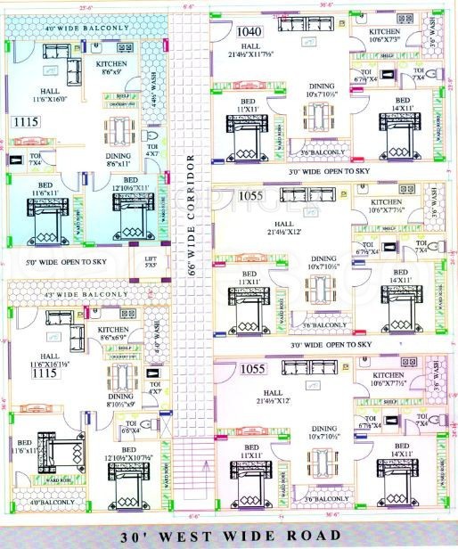 Images for Cluster Plan of Sai Suphala Constructions Arcade