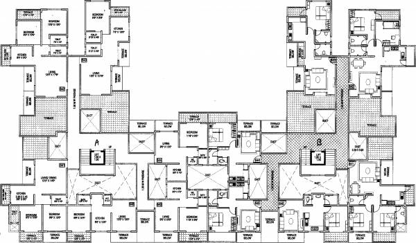 Wing A & B Cluster Plan for 6th Floor park Wing A & B Cluster Plan for 6th Floor
