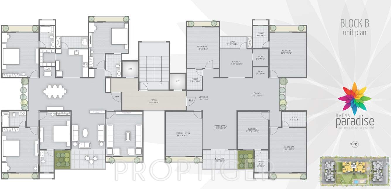  paradise Images for Cluster Plan of Ratna Paradise