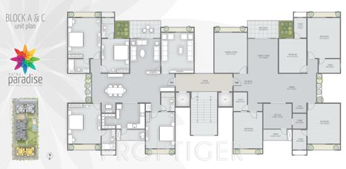  paradise Images for Cluster Plan of Ratna Paradise