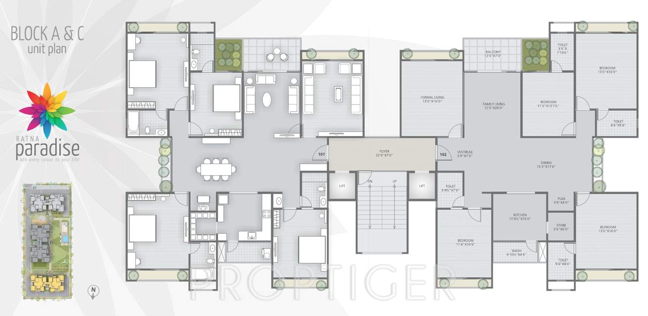  paradise Images for Cluster Plan of Ratna Paradise