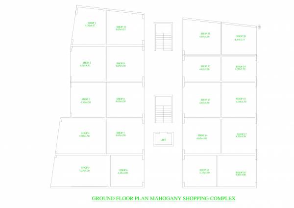  peace-valley Mahagony Cluster Plan for ground Floor