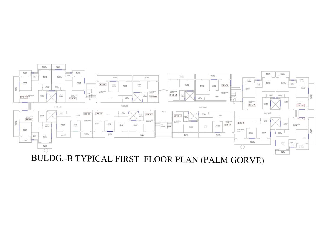  peace valley Palm Grove Cluster Plan for 1st Floor