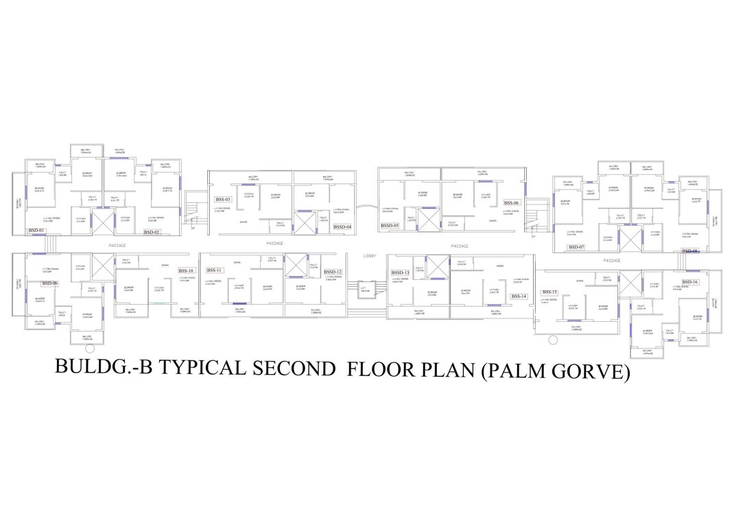  peace valley Palm Grove Cluster Plan for 2nd Floor